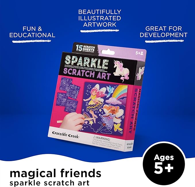 Sparkle Scratch Art/Magical Friends