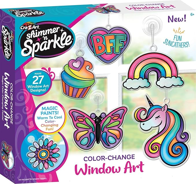 Shimmer ‘n Sparkle Color Change Window Art