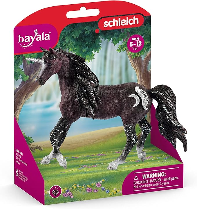 Schleich bayala, Unicorn Toys, Unicorn Gifts for Girls and Boys 5-12 Years Old, Moon Unicorn Stallion, Ages 5+