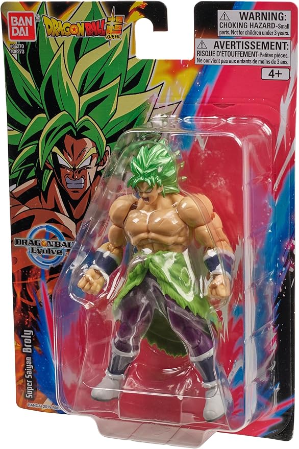 Bandai Namco - Dragon Ball Super - Super Saiyan Broly, Dragon Ball Evolve 5" Action Figure