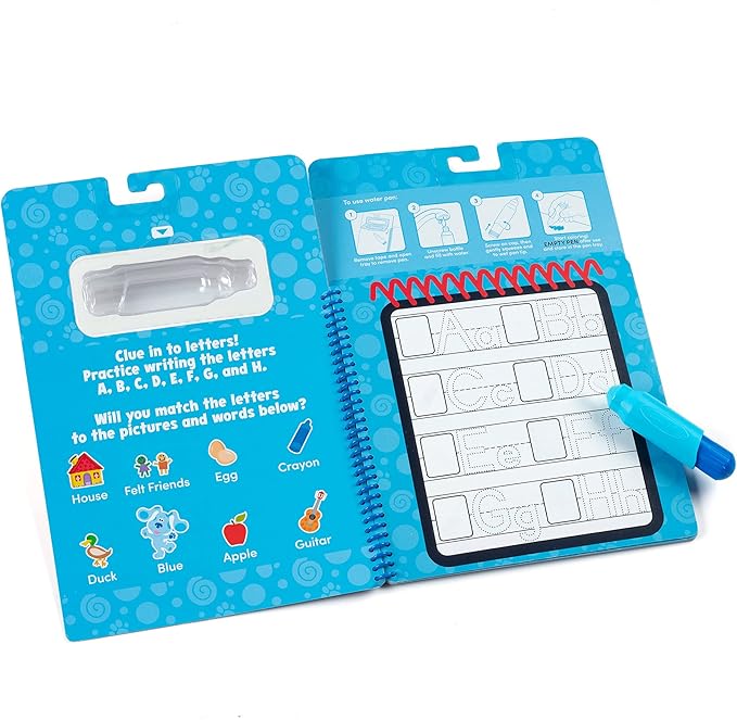 Melissa & Doug Blues Clues & You! Water Wow! Alphabet Water Reveal Travel Activity Pad