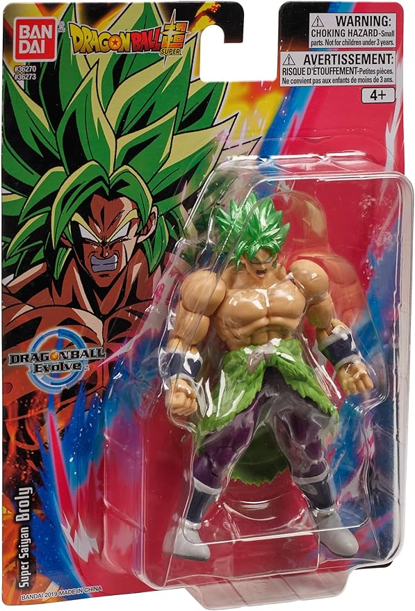 Bandai Namco - Dragon Ball Super - Super Saiyan Broly, Dragon Ball Evolve 5" Action Figure