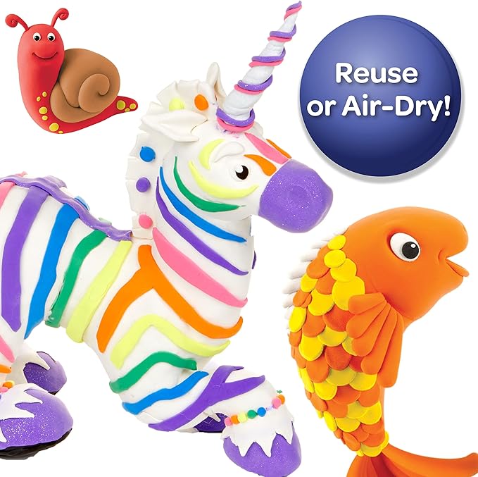 Crayola Model Magic - White (75ct), 1oz Modeling Clay Alternative, Air Dry Clay for Kids, Bulk Classroom Arts & Crafts Supplies