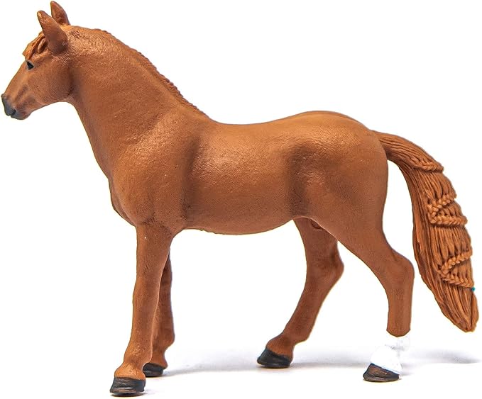Schleich Horse Club, Horse Toys for Girls and Boys German Riding Pony Mare Horse Figurine, Ages 5+
