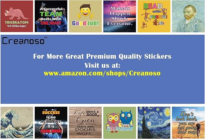 Creanoso Flower Theme Greetings Stickers (10-Sheet) – Total 120 pcs (10 X 12pcs) Individual Small Size 2.1 x 2. Inches, DIY Decoration Art Decal for Boys & Girls, Children, Teens