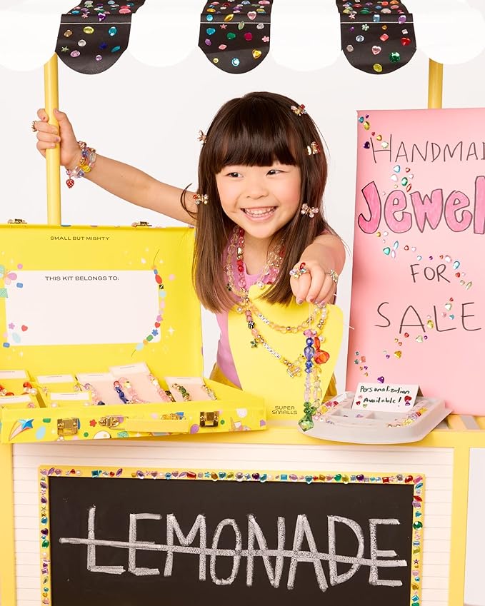 Super Smalls Super Entrepreneur Bead Kit | Jewelry Making Kit for Kids | Ages 4+