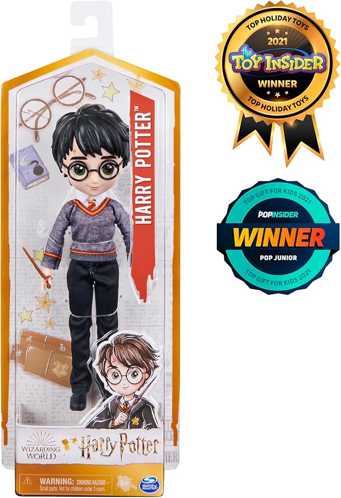 Wizarding World Harry Potter, 8-inch Harry Potter Doll, Kids Toys for Ages 5 and up