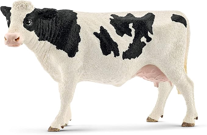 Schleich Farm World - Starter Set, Includes 4 x Collectible Toy Farm Animals, Cow, Sheep, Donkey Foal and Rooster Farm Animal Toys for Kids Ages 3+