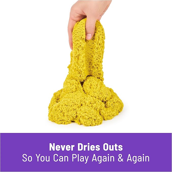 Kinetic Sand, Castle Containers 10-Color Pack of Play Sand for Party Favors, Goodie Bags, Sensory Toys for Kids Ages 3 and up