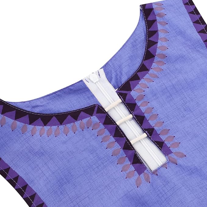 Wish Asha Dress - Princess Asha Costume for Girls 3-12 - Dress Up Set with Wig, Belt, Pouch, Necklace and Earrings