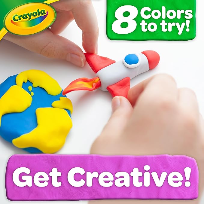 Crayola Dough Classpack - 8 Assorted Colors (48 Count), 3oz Kids Dough, Classroom Supplies for Teachers & Art Projects, Nontoxic, Ages 3+