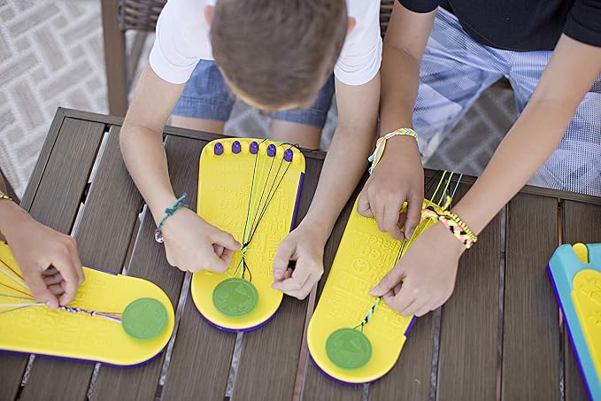 Choose Friendship, My Friendship Bracelet Maker®, 20 Pre-cut Threads - Makes Up to 8 Bracelets (Craft Kit, Kids Jewelry Kit, Gifts for Girls 8-12)