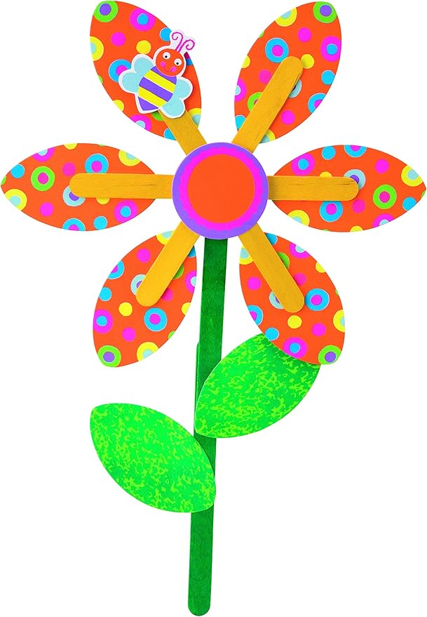 ALEX Toys Little Hands Pop Stick Art Craft Kit, Create Cute Animal and Flower Puppets, Allows Children to be Creative and Use their Imagination, For Ages 3 and up