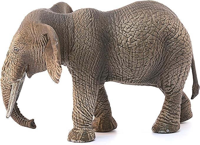 Schleich Wild Life, Animal Figurine, Animal Toys for Boys and Girls 3-8 years old, Female Elephant, Ages 3+, Multicolor, 3.6 inch