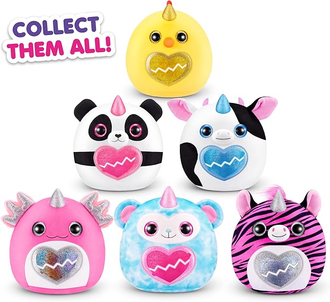 Rainbocorns Eggzania Mini Mania Panda Plush Surprise Unboxing with Animal Soft Toy, Idea for Girls with Imaginary Play by ZURU