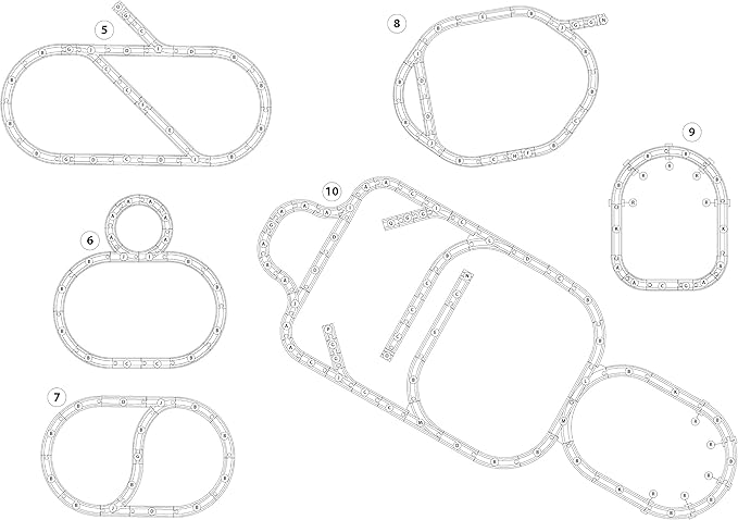 BRIO 36030 World Deluxe Track Pack - 70 Piece Wooden Train Set for Children 3 Years and Up | FSC-Certified Beech Wood | Compatible with All BRIO Railway Sets & Accessories | Ideal for Creative Play