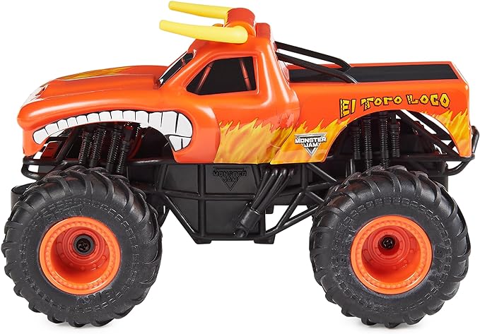 Monster Jam, Official El Toro Loco Remote Control Monster Truck for Boys and Girls, 1:24 Scale, 2.4 GHz, Kids Toys for Ages 4-6+