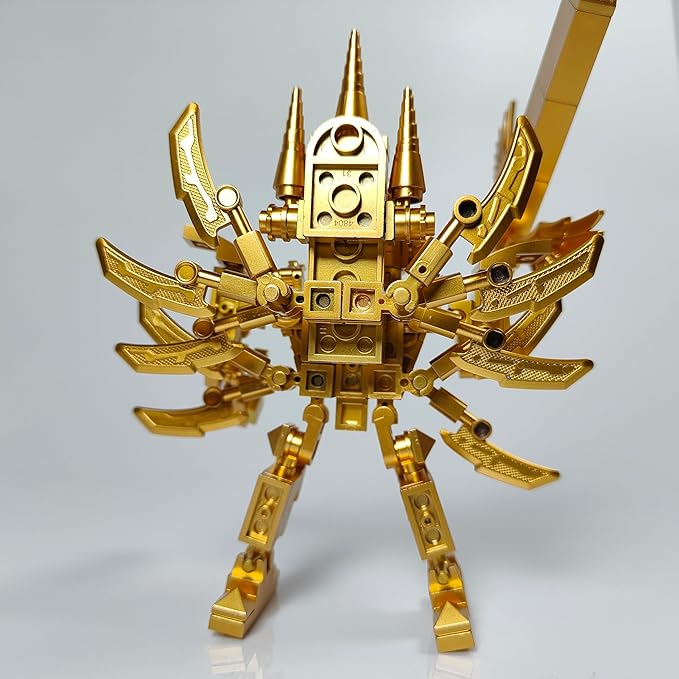 Skibid Toilet Building Block Set, Mini Big Sword Titan Clock Man Skibid Building Brick for Adults Fans 159PCS Blocks