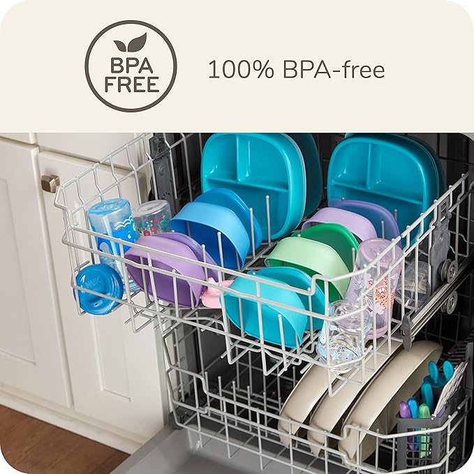 NUK Silicone Baby Spoons, Durable Silicone Material, Easy to Hold & Feed, Dishwasher-Safe, BPA-Free, Pack of 3