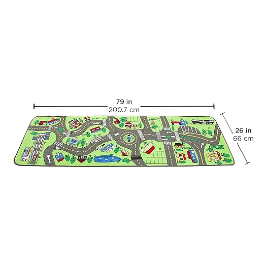 Learning Carpets Giant Road LC124, White