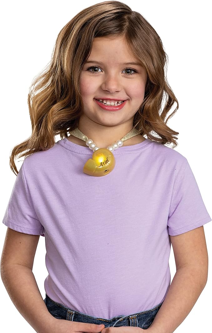 Ariel Costume for Girls, Official Disney The Little Mermaid Light and Sound Prestige Halloween Costume