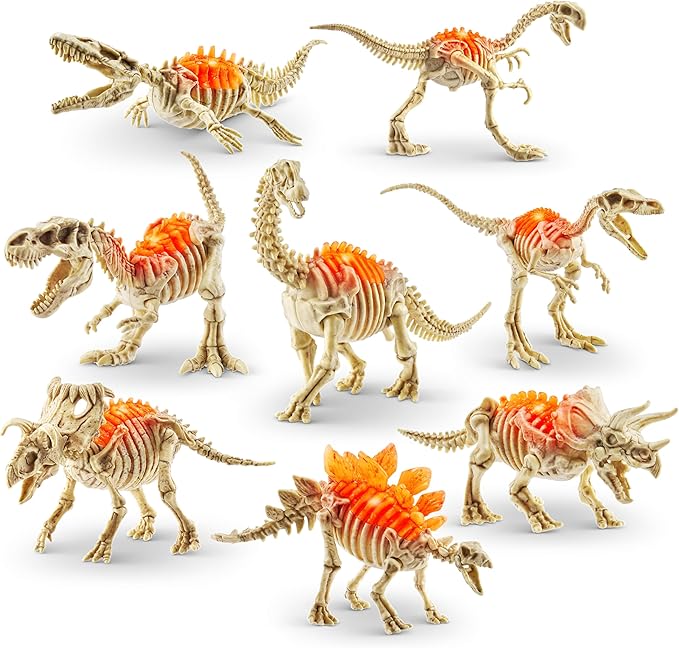 Robo Alive Mini Dino Fossil Find (2 Pack, Troodon & Kosmoceratops) by ZURU Boys 5+ Dig and Discover, STEM, Excavate Prehistoric Fossils, Educational Toys, Great Science Kit Gift for Girls and Boy