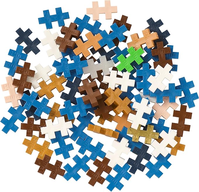 Plus Plus 3D Puzzle Cryptid Construction Building Block Set, Fun Fantasy Figures Stem Toys for Kids, 70 Interlocking Pieces - Wizard Mini Maker Tube