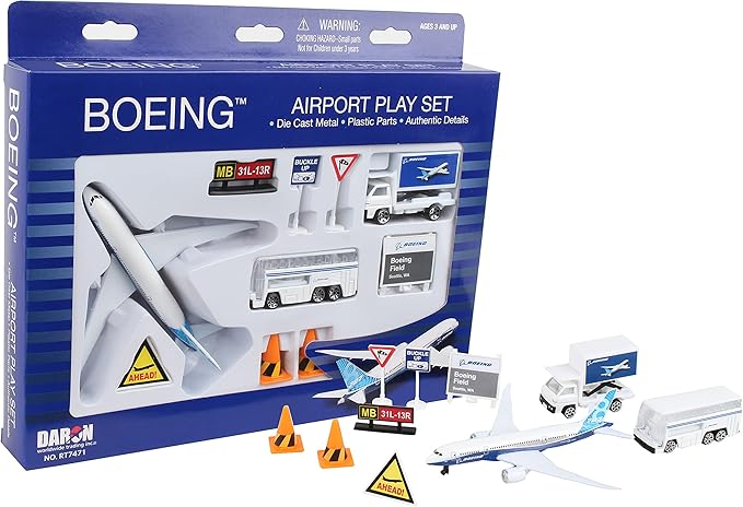 Daron Boeing Commerical Play Set w/ 787 RT7471