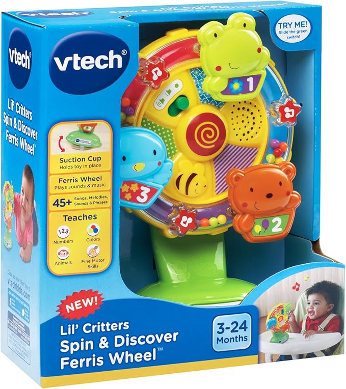Vtech Lil' Critters Spin and Discover Ferris Wheel, Green