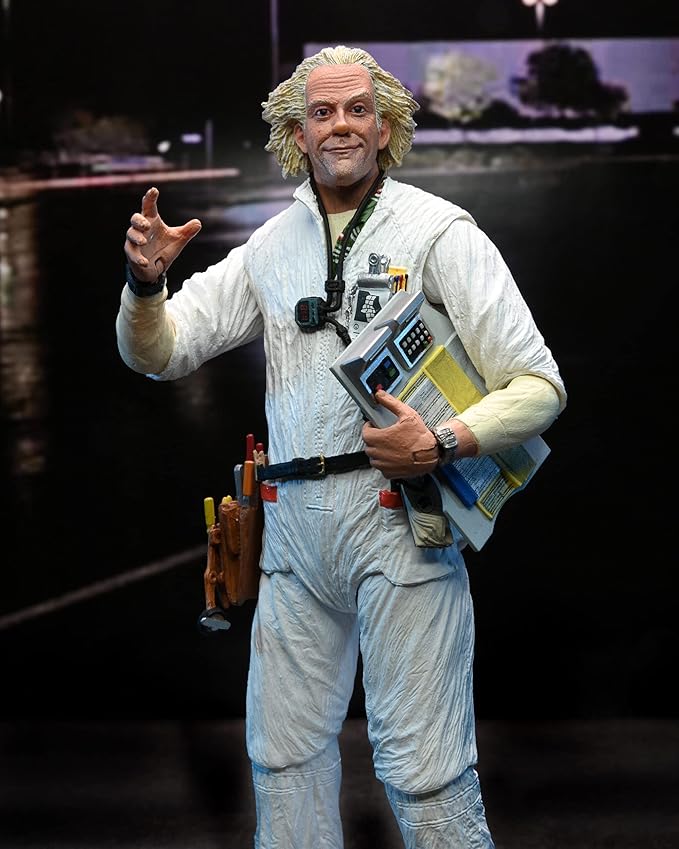 NECA Back to The Future - Ultimate Doc Brown 1985-7" Scale Action Figure