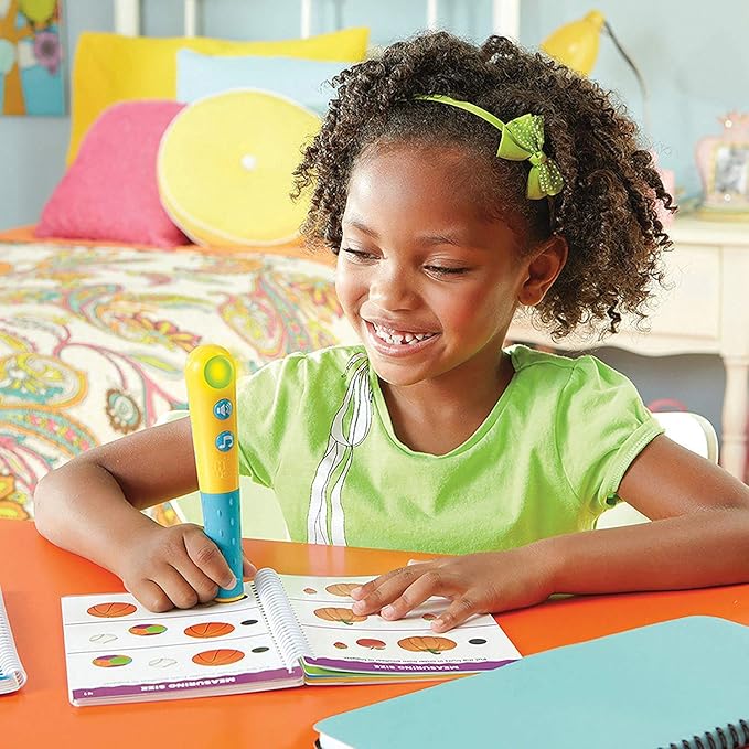 Educational Insights Hot Dots Let's Master 1st Grade Math Set, Math Workbooks, 2 Books with 100 Math Lessons & Interactive Pen, Ages 6+