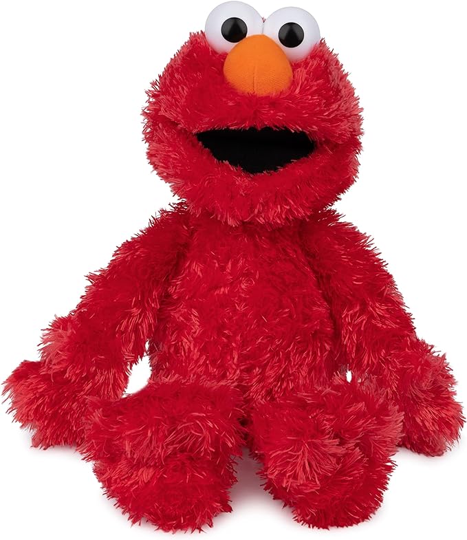 GUND Sesame Street Official Elmo Muppet Plush, Premium Plush Toy for Ages 1 & Up, Red, 13”