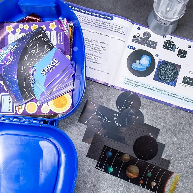Space Adventures Pack, STEM Kit, 13 Educational Activities, Includes Reusable Backpack, Space Navigator, DIY Constellations, Space Card Game & More, Multi (204755)