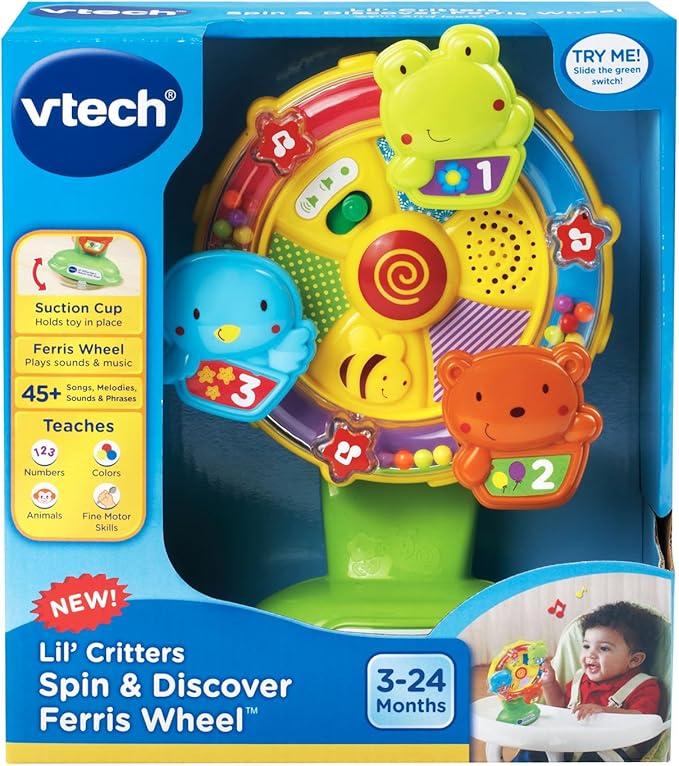 Vtech Lil' Critters Spin and Discover Ferris Wheel, Green