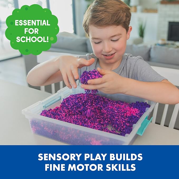 Educational Insights Playfoam Pluffle for Sensory Bins with 8 Colors, Set of 8, Ages 3+