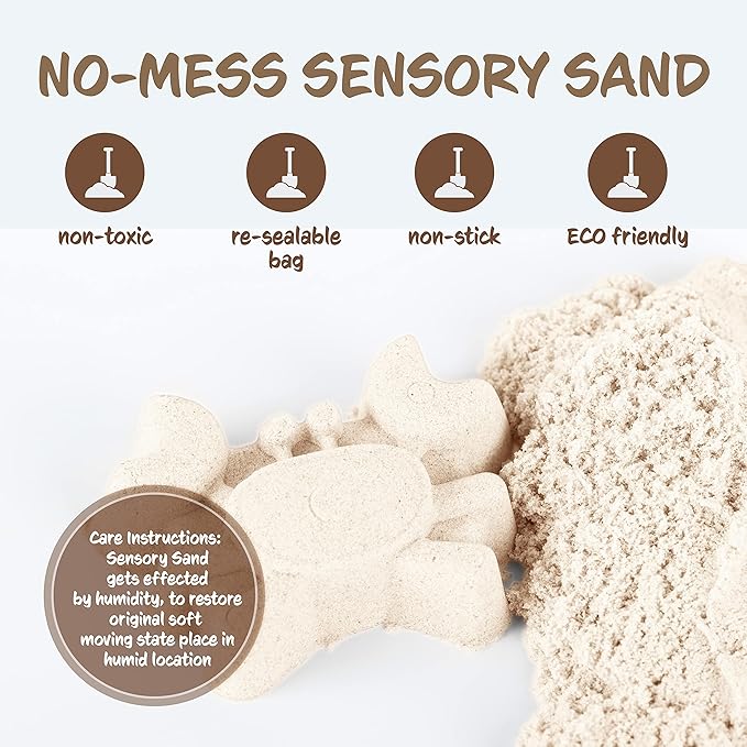 Sensory Sand White 2 Pounds of Play Sand