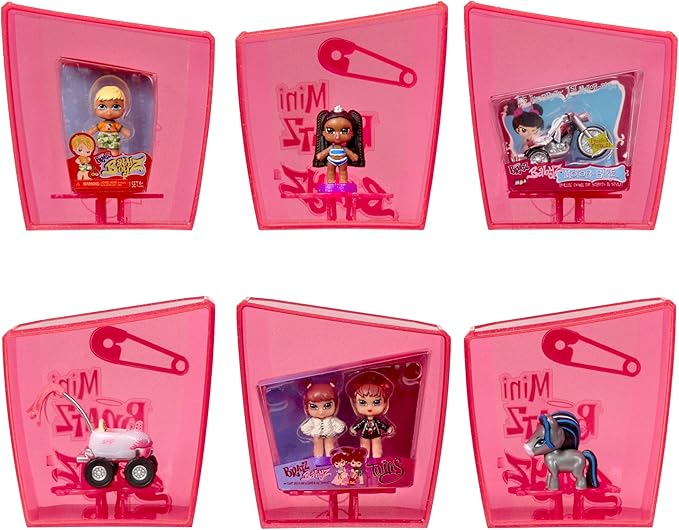 Bratz Mini Babyz Collectible Figures by MGA's Miniverse, 2 Mini Babyz in Each Pack, Blind Packaging Doubles as Display, Y2K Nostalgia, Collectors Ages 6 7 8 9 10+