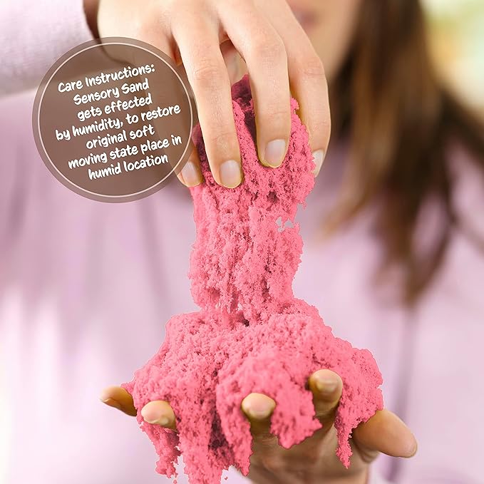 Sensory Sand Pink Play Sand Bulk 3 Pounds of Pink Play Sand for Sandbox