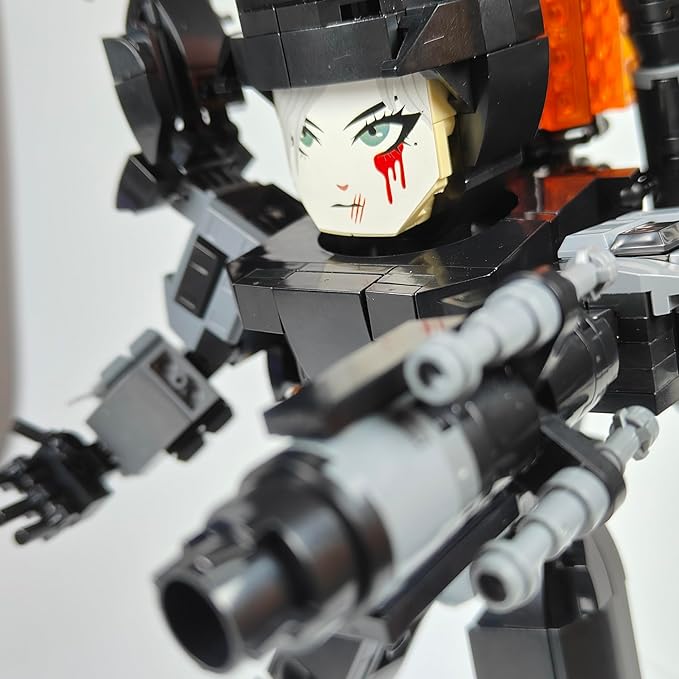 Skibid Toilet Building Block Set, Female Mutant Skibid Building Brick for Adults Fans 632PCS Blocks