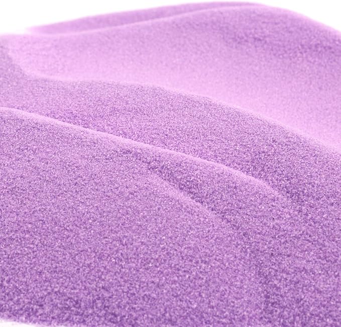 Shiny Stone Colorful Sand,Rainbow Sand,Art Sand,Colored Sand,Craft Sand,Decorative Wedding Vibrant Sand, 250g/0.55lbs/8.81oz for Kids Creativity Wedding Succulent Terrarium Vase (Amethyst)