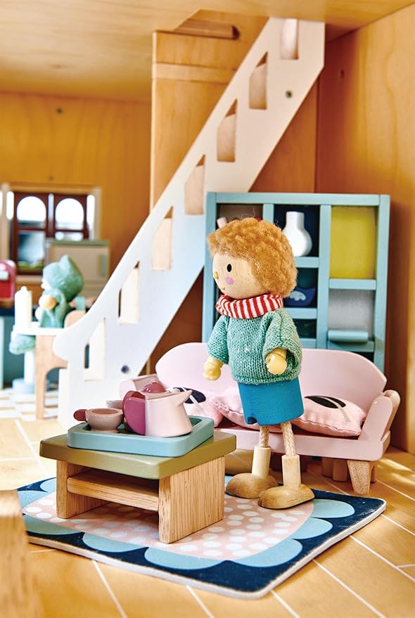Tender Leaf Toys - Dovetail Dollhouse Accessories - Detailed Wooden Furniture Sets and Room Decor - Encourage Creative and Imaginative Fun Play for Children - Age 3+