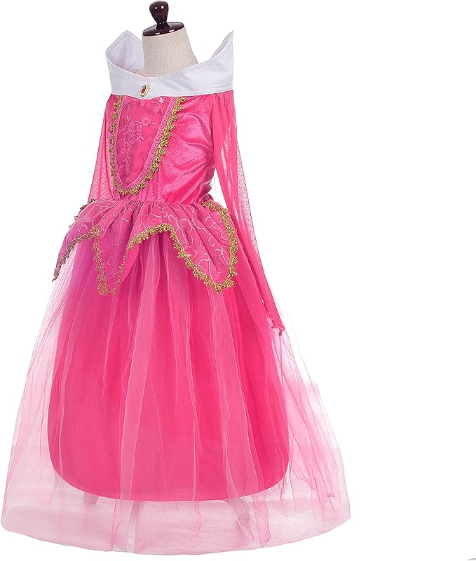 Dressy Daisy Beauty Princess Costume Dress Up Toddler Little Girls Halloween Birthday Party Fancy Ball Gown