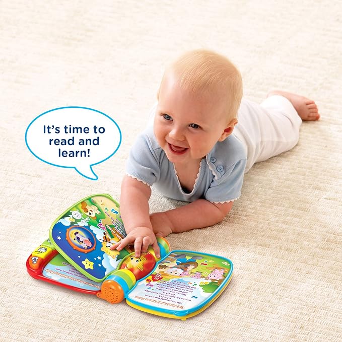 VTech Musical Rhymes Book (Frustration Free Packaging), Red