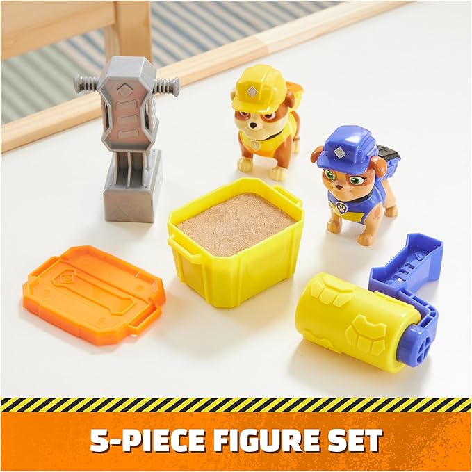 Ruben & Compagnie – Pack of 2 Ruben & Mix Figures + Accessories – Collectible Figure – Kinetic Sand and Kinetic Sand – Paw Patrol Toy – Children's Toy 3 Years and Above