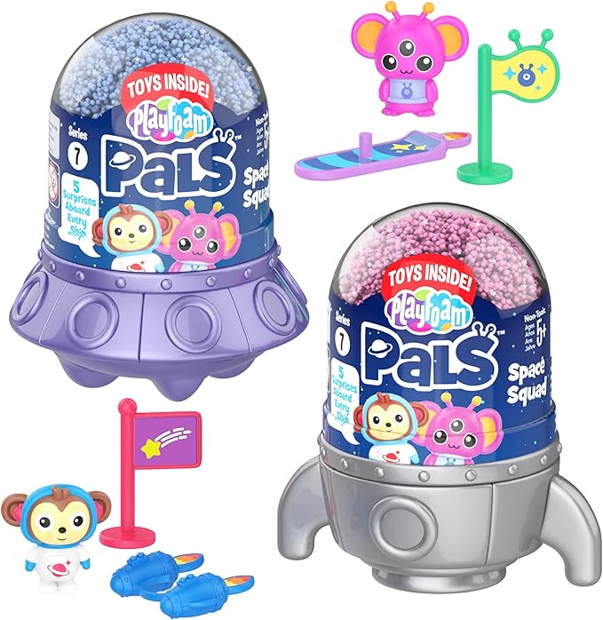 Educational Insights Playfoam Pals Space Squad 2-Pack, Fidget, Sensory Toy, Easter Basket Stuffers for Boys and Girls, Ages 3+