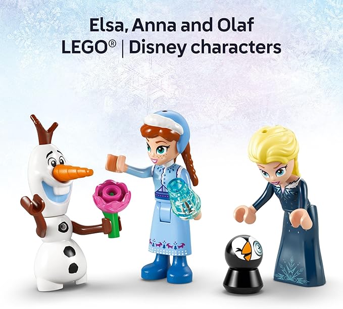 LEGO Disney Frozen: Arendelle Frozen Castle - Building Playset for Kids, Girls & Boys, Ages 5+ - Frozen Castle Toy for Fans with Princess Anna and Elsa Minidolls - Gift Idea for Birthdays - 43265