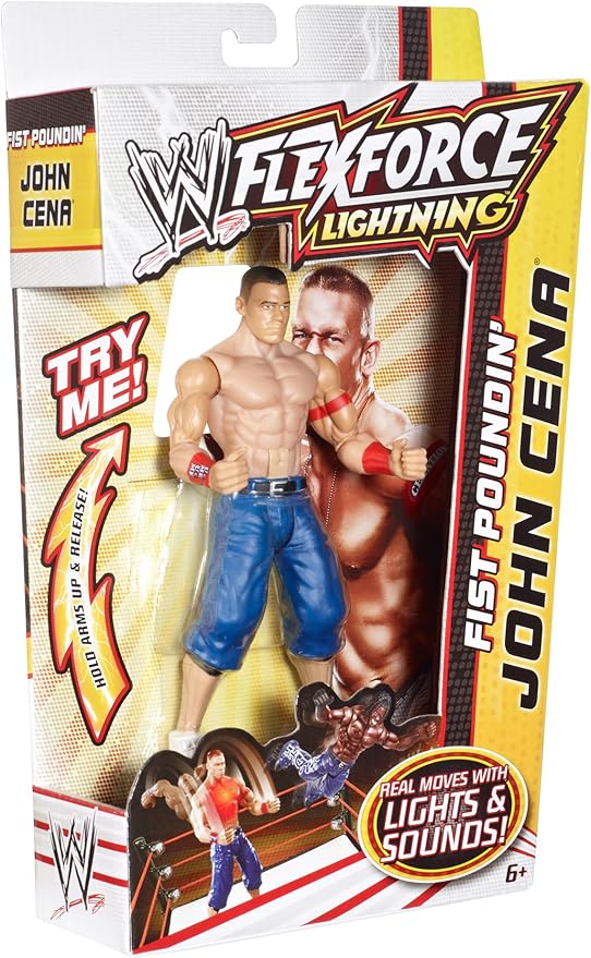 WWE Flexforce Lightning Fist Poundin John Cena