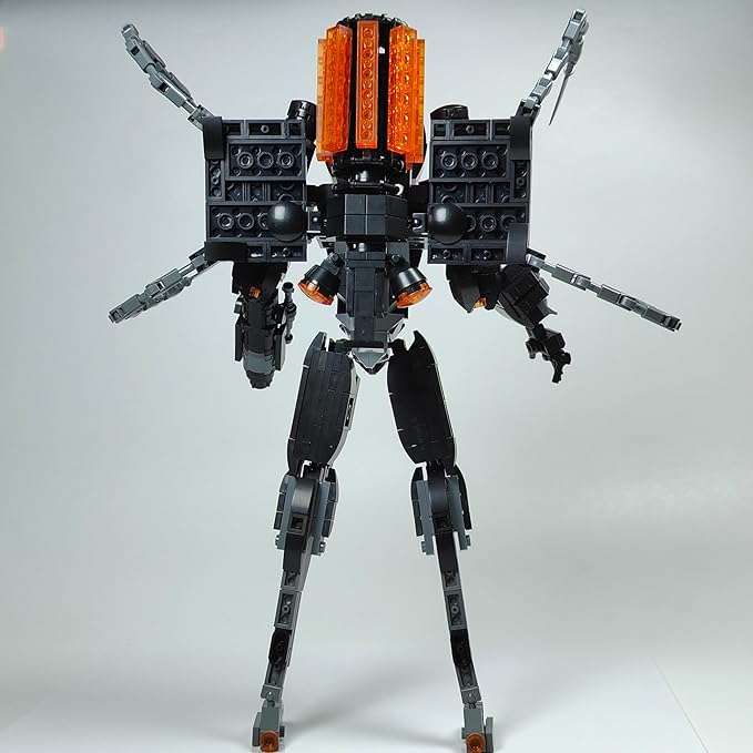 Skibid Toilet Building Block Set, Female Mutant Skibid Building Brick for Adults Fans 632PCS Blocks