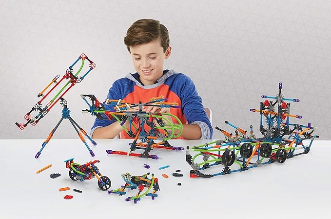 K'nex Intermediate 60 Model Building Set - 395 Parts - Ages 7 & Up - Creative Building Toy, Multicolor, includes K'NEX Parts and Pieces, Instruction Booklet, Medium