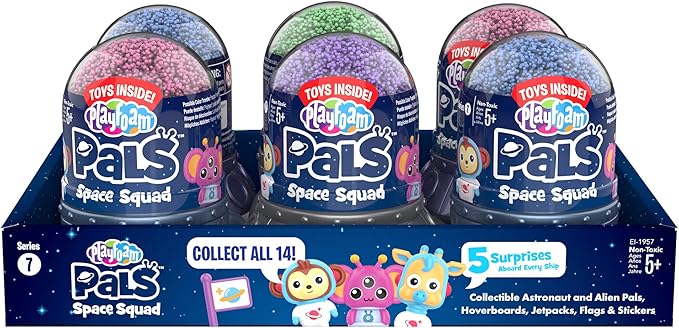 Educational Insights Playfoam Pals Space Squad 6-Pack, Fidget, Sensory Toy for Boys & Girls, Ages 3+